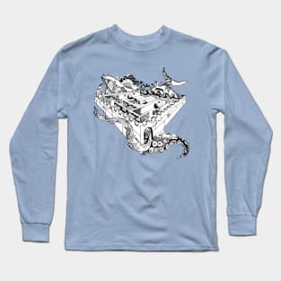 Whale Maze Long Sleeve T-Shirt